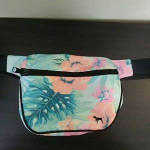 PINK tropical fanny pack